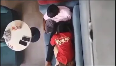 Quay lén tình nhân bú liếm cho em người yêu nơi công cộng